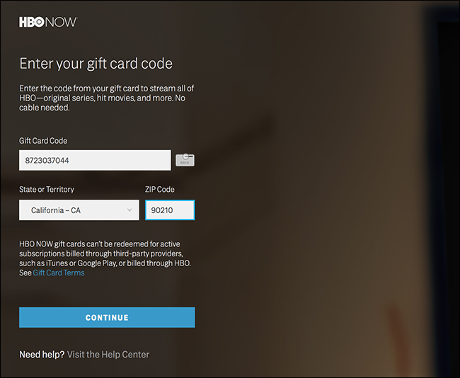 HBO Now Gift Card 75 Value Izzudrecoba Store
