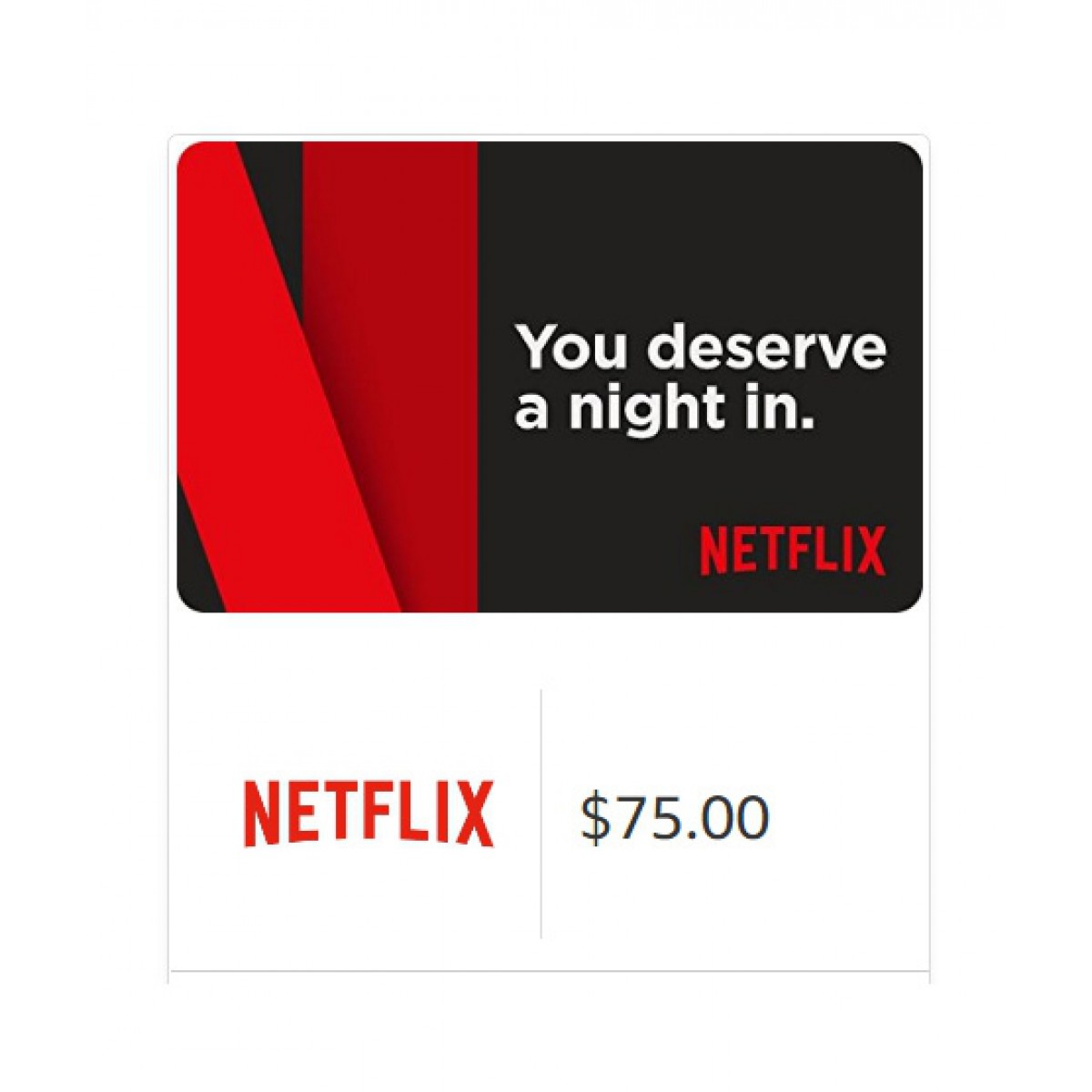 Netflix Gift Card 75 Value Izzudrecoba Store